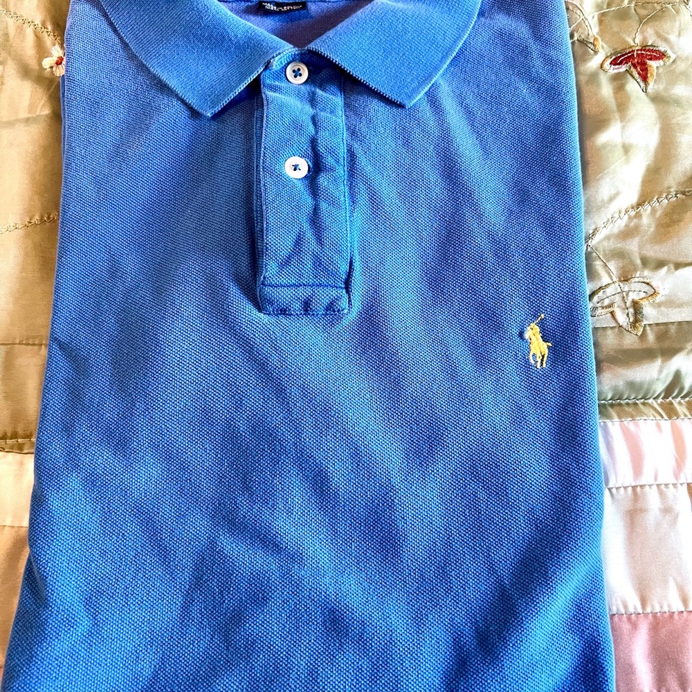 Polo Ralph Lauren Blue Polo Shirt - Picture 3 of 4